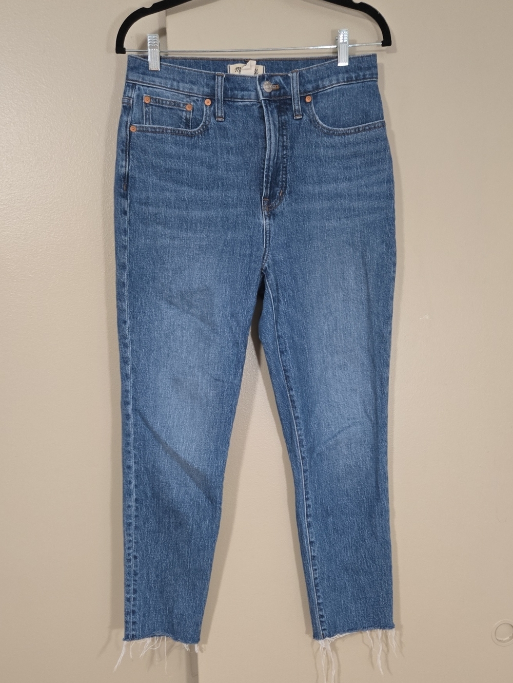 Madewell The Vintage Perfect Medium Blue High-Rise Ankle Jeans Size 28
